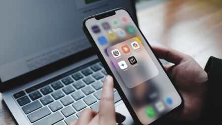AI tools on a smartphone