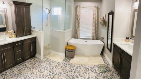 Cover Trends Flooring Shower Remodel