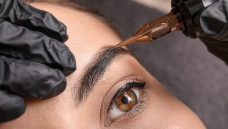 Eyebrow makeup powder brows