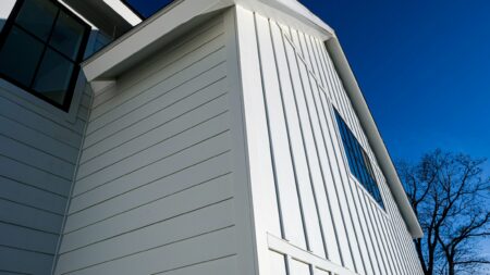 Fiber cement house siding