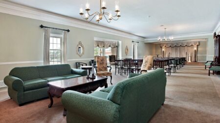 Funeral home interior