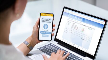 Online mobile banking