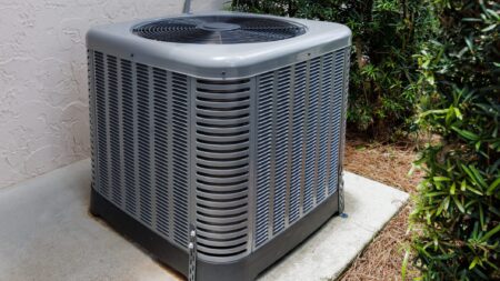 Outdoor air conditioner unit HVAC