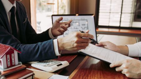 Real estate document home insurance