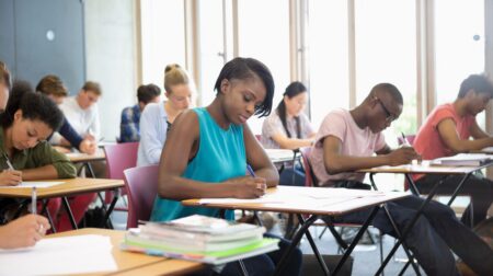 Students taking exam PSAT