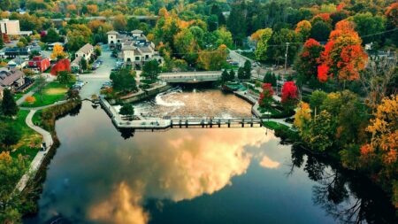 Water dam Rockford Michigan