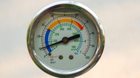 Water pressure gauge