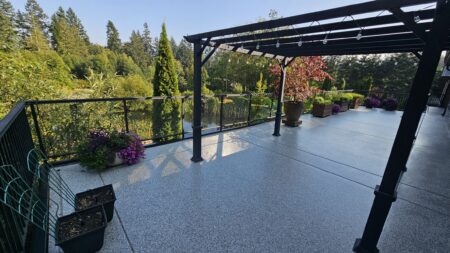 Zone Garage Vancouver Island Polyaspartic Flooring