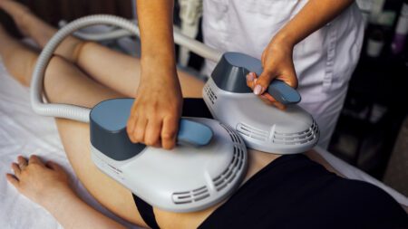 Body sculpting woman