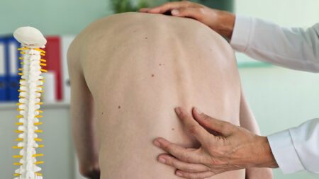 Chirpractor spine adjustment