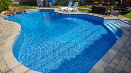 Clean home swimming pool