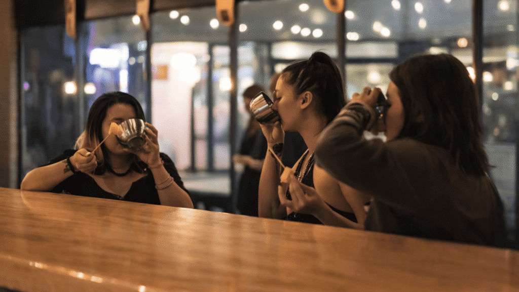 Behind the Bar, Watching Boulder Unwind