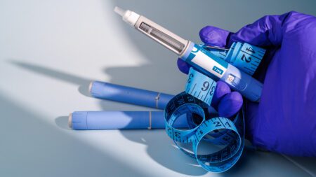 GLP-1 pens and tape measure