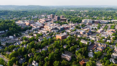 Morristown, New Jersey aerial