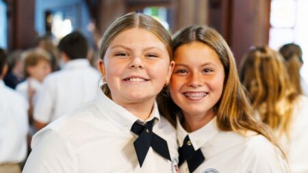 St. Barnabas Episcopal School students
