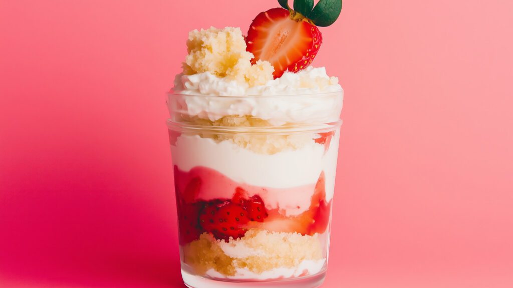 No Bake Strawberry Shortcake Trifles