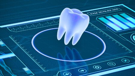 Tooth on screen dental technology