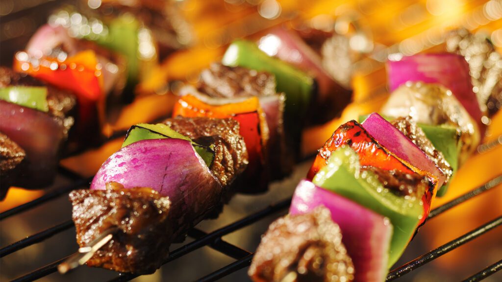 Tri Tip Skewers with Rodeo Bread