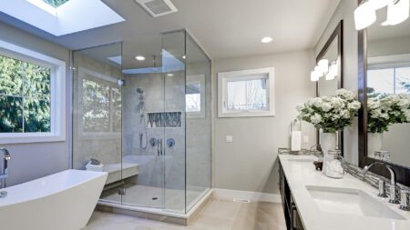 Luxury master bathroom