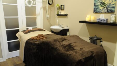 Natural Balance Day Spa facial room