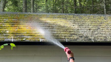 Softwashing roof George Apap Painting