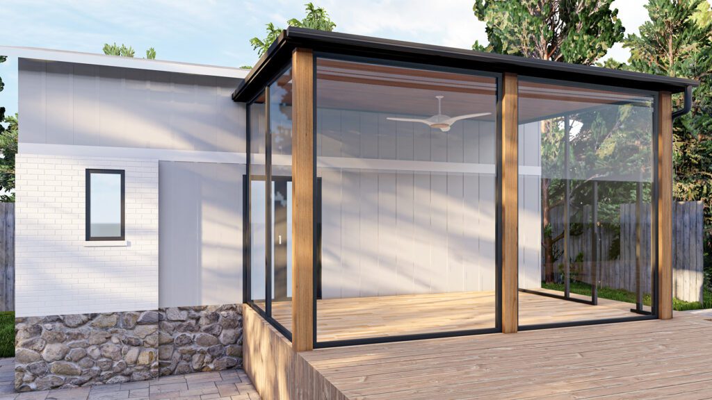 Turning a Covered Lanai into Year-Round Living Space