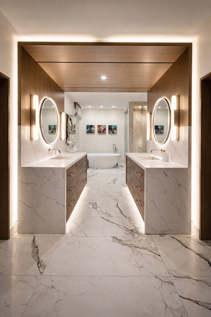 Adrienne Valenza Design finished bathroom