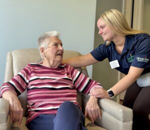 Assisted living talking-Spring Village at Hammonton-Medford Living