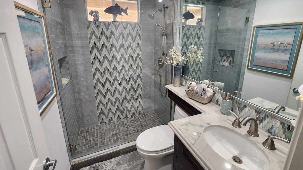 Bathroom remodel D'Ambra Construction