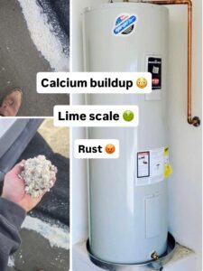 Calcium lime rust Petersen Plumbing Industries