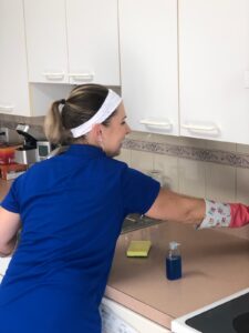 Candid of Erica in Kitchen-