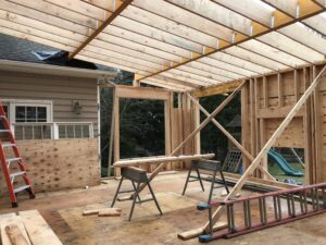 House under construction-Cipriani Remodeling Solutions-Moorestown Living