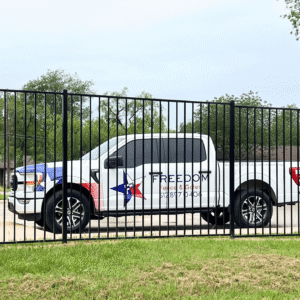 Iron Fence - Freedom Fence and Gates
