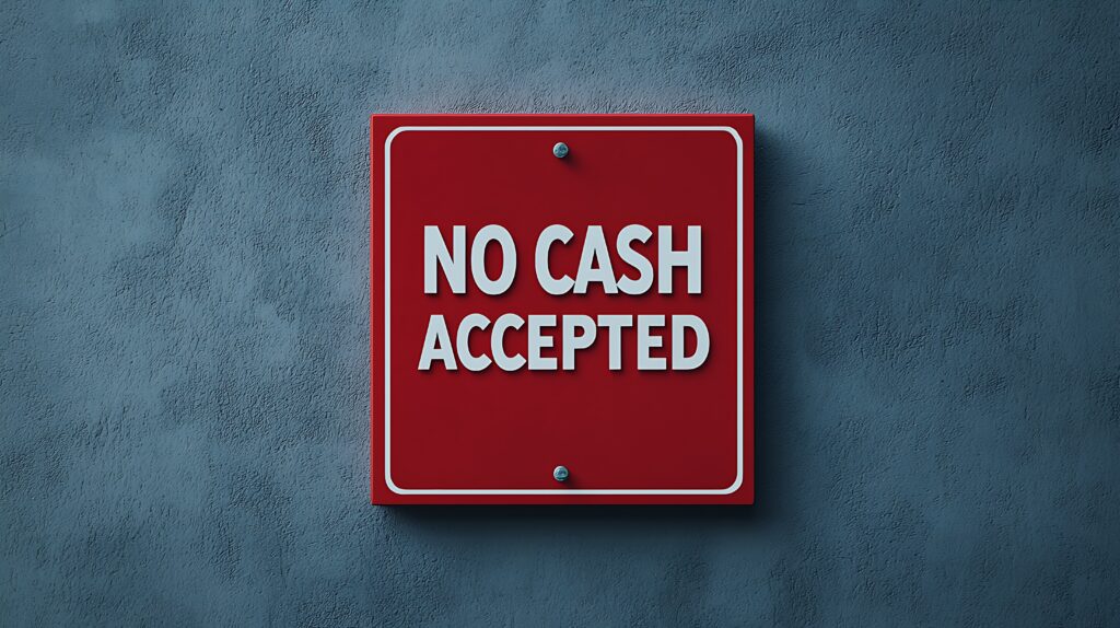 When Cash Isn’t Welcome: How ‘No-Cash’ Policies Signal the Shift Toward Digital Money