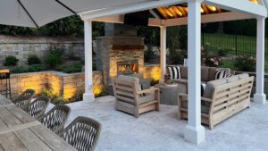 Stone patio