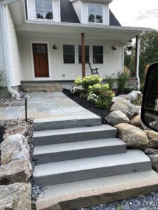 Stone stairs-Rathjen's Landscaping-Living Millbrook