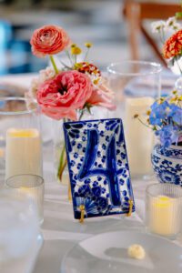 Table number-Willow Design dba The Flower Market