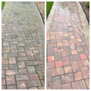 Walk way-Clean Machine Power Wash-Longmeadow Neighbors.