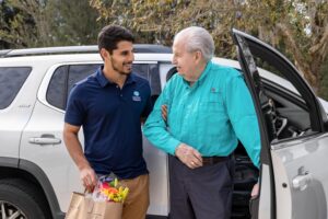Comfort Keepers grocery shopping