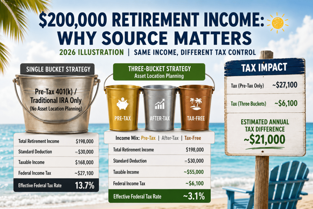 $200,000 Retirement Income Chart Equitable Advisors
