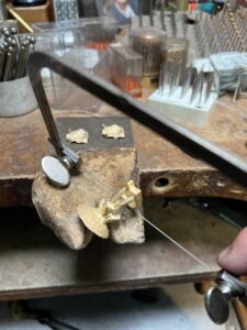 Ross Goldsmith the ring is removed from the casting