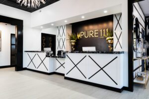 Pure 111 Medical Aesthetics Spa store interior