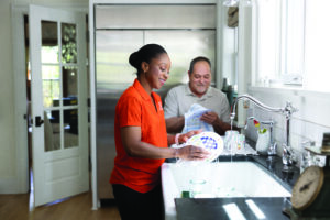 Dishes-Inside-Caregiver-Client-Companion-Right at Home Woodstock, GA