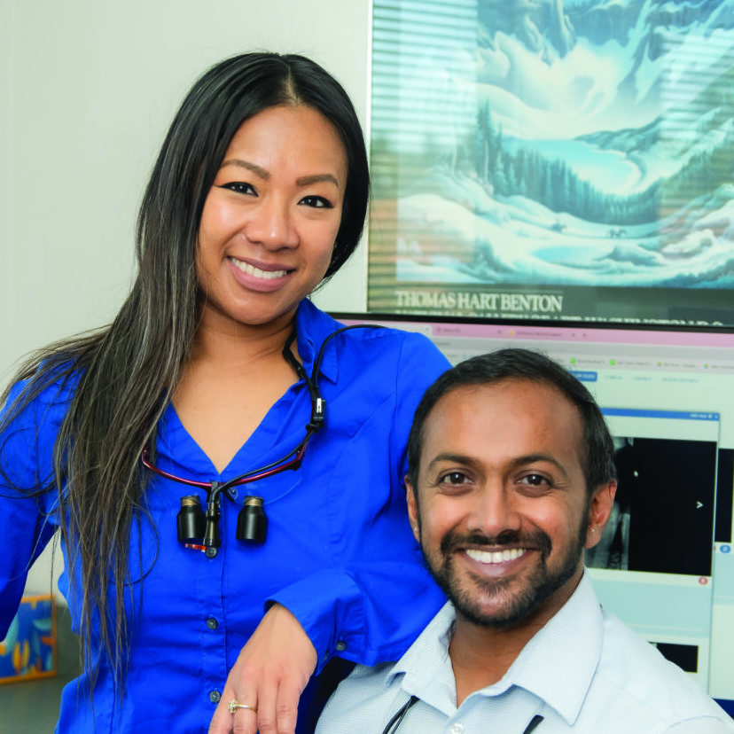 Dr. Serah Uddaraju, DMD and Dr. Ann-Catherine Bautista, DMD
