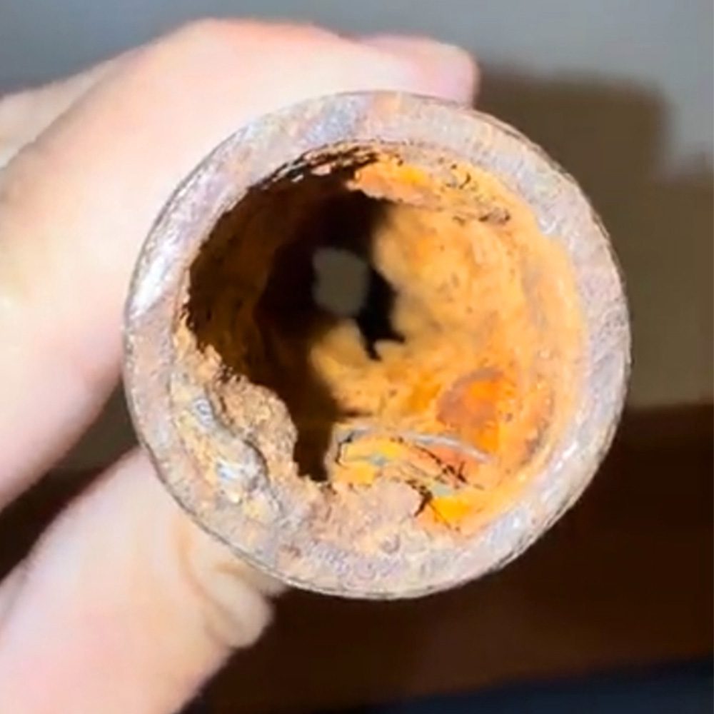 Galvanized pipe cross section American Vintage Home Heating, Cooling & Plumbing