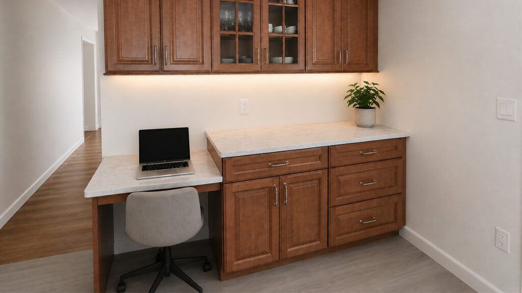 Home office remodel Hood Remodeling, Inc.