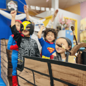 How Superhero Play-Tiny Toes Castle Daycare