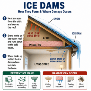 Ice Dam Explanation-Damage Control Inc