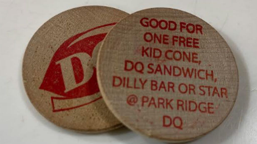 Ice cream tokens Dairy Queen