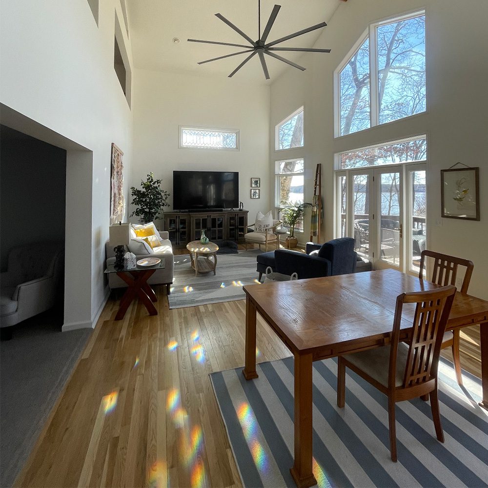 Living room renovation StrongTower Build and Remodel